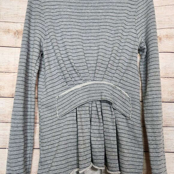 Free People WE THE FREE ANTHROPOLOGIE Stripe Ebb and Flow Jacket Size M Zipper - Picture 14 of 15